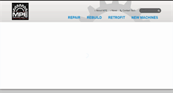 Desktop Screenshot of mpemachinetool.com