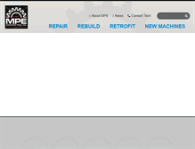 Tablet Screenshot of mpemachinetool.com